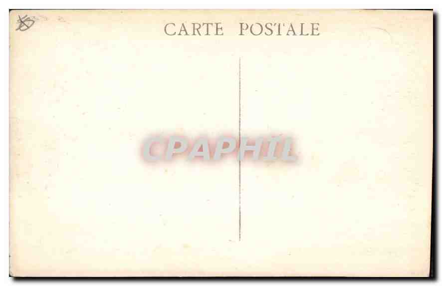 MARSEILLE — Un coin du vieux port et N.-D. de la Garde — Bâteaux de pêcheurs — Verso