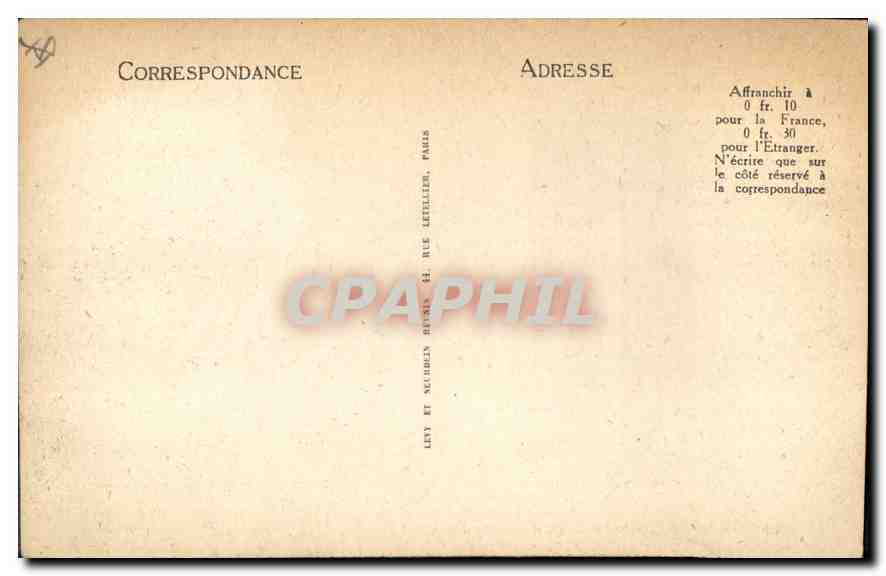 CPA Marseille la Passe du Vieux Port  — Verso