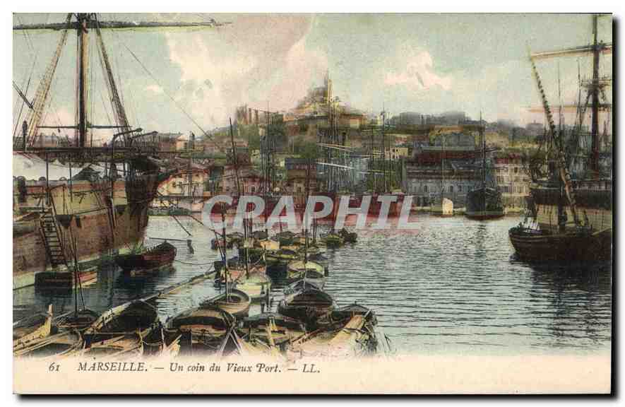 Marseille — Un coin du Vieux Port — LL. n°61