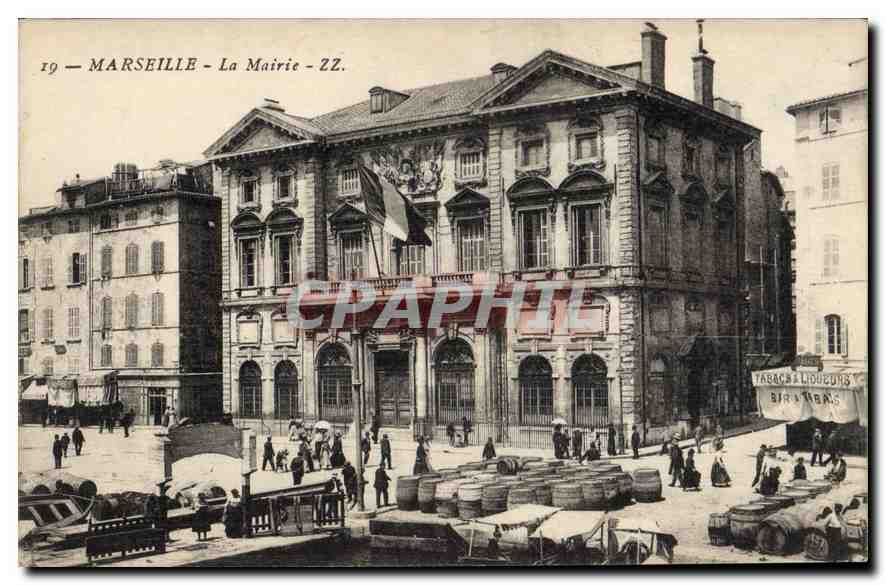 CPA Marseille La Mairie 