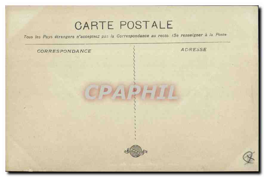 CPA Marseille La Mairie  — Verso