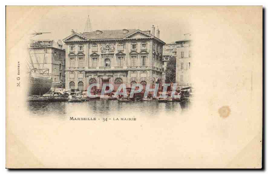 CPA Marseille La Mairie 