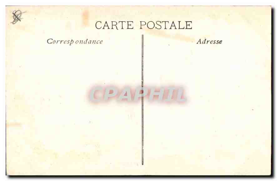 CPA Marseille Hotel de Ville  — Verso