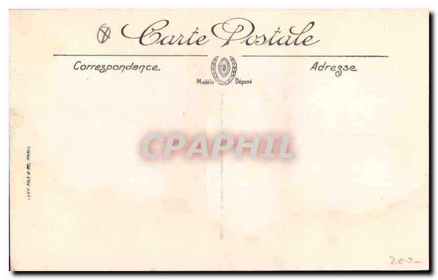 CPA Marseille L'Hotel de Ville  — Rückseite