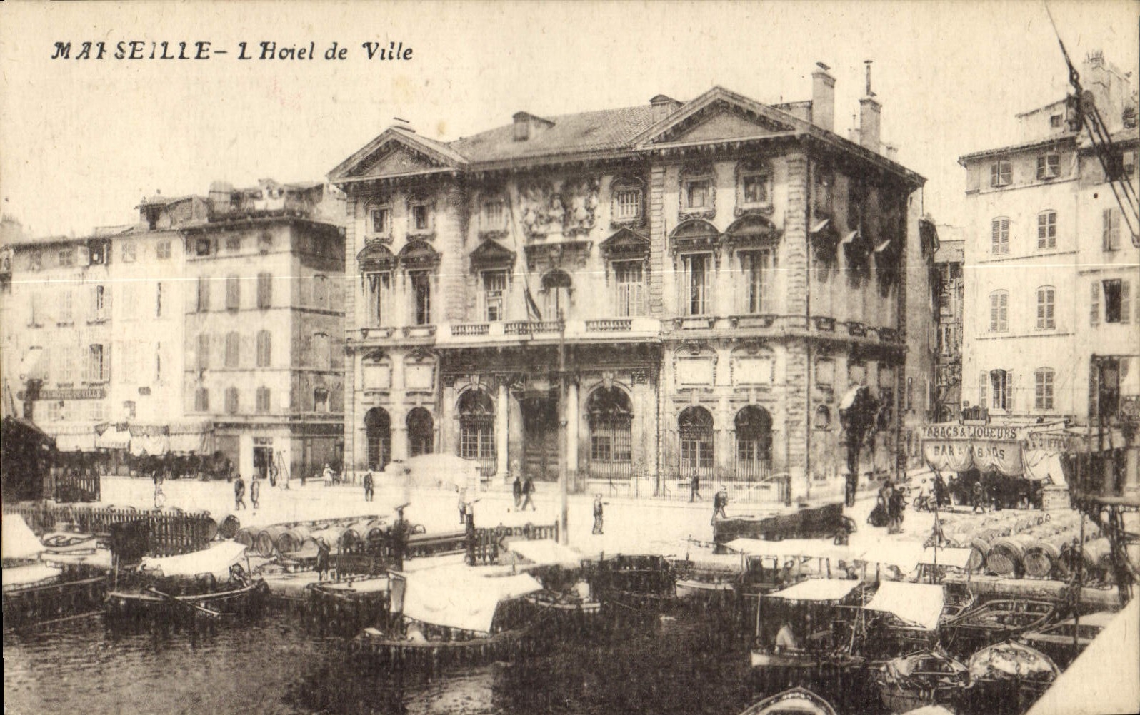 CPA Marseille L'Hotel de Ville 