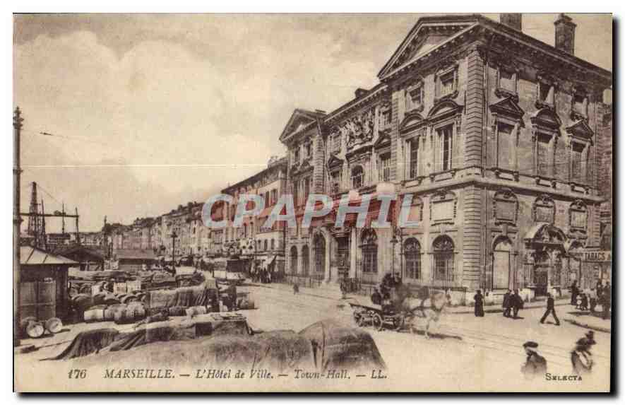 CPA Marseille L'Hotel de Ville 