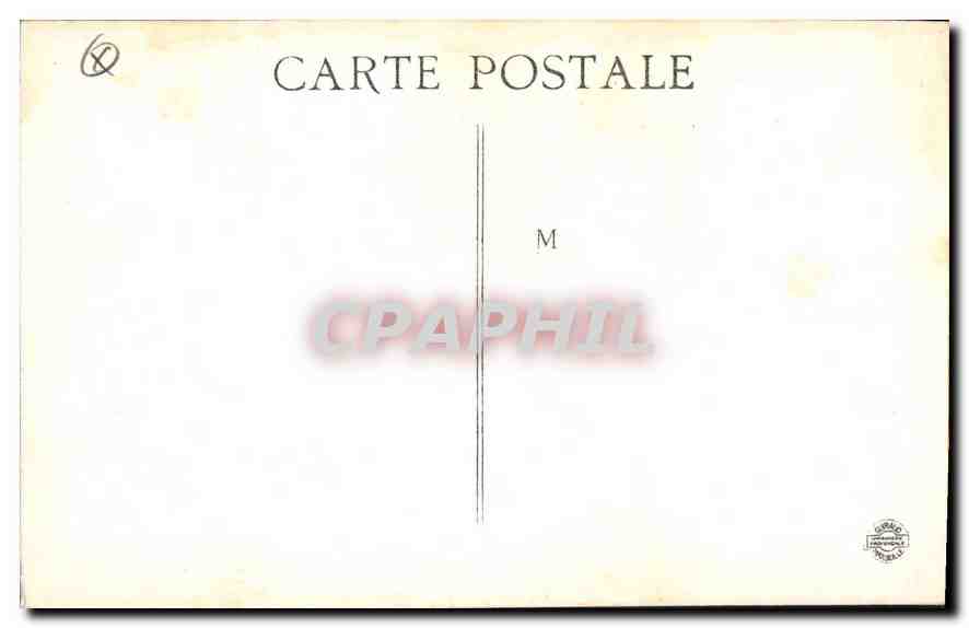 CPA Marseille La Mairie  — Rückseite