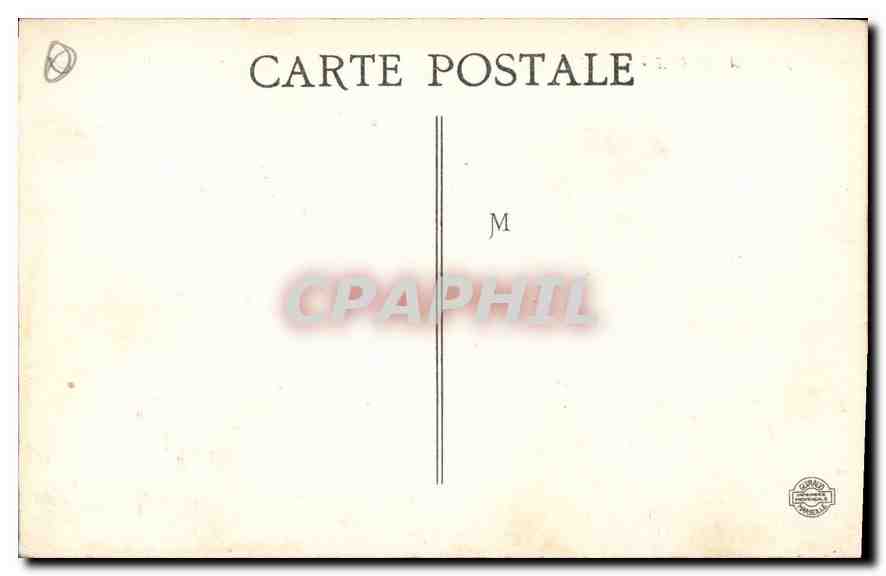 CPA Marseille La Mairie  — Rückseite