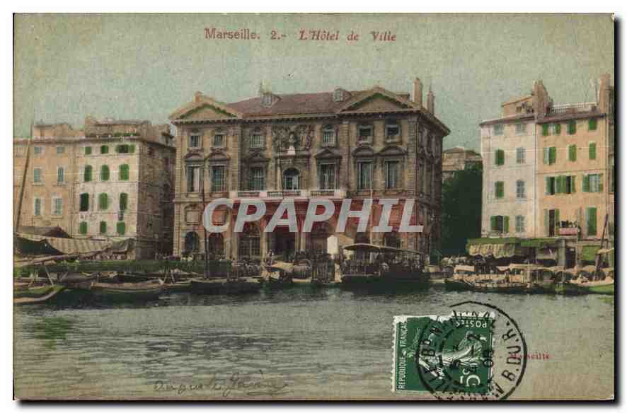 CPA Marseille L'Hotel de Ville 
