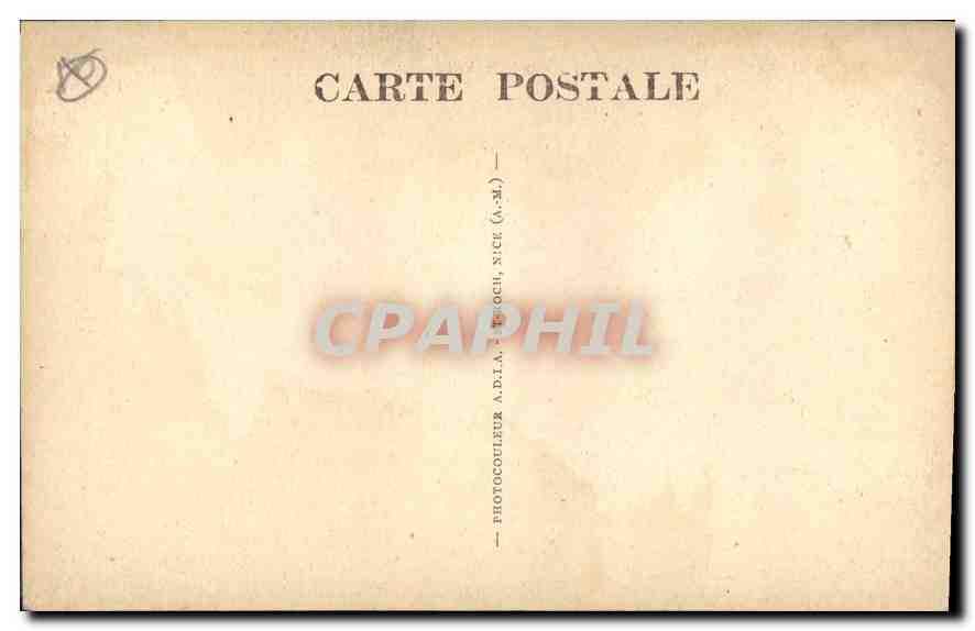 CPA Marseille Le Quai et l'Hotel de Ville  — Verso