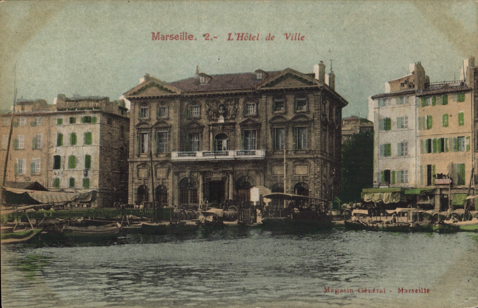 CPA Marseille L'Hotel de Ville 