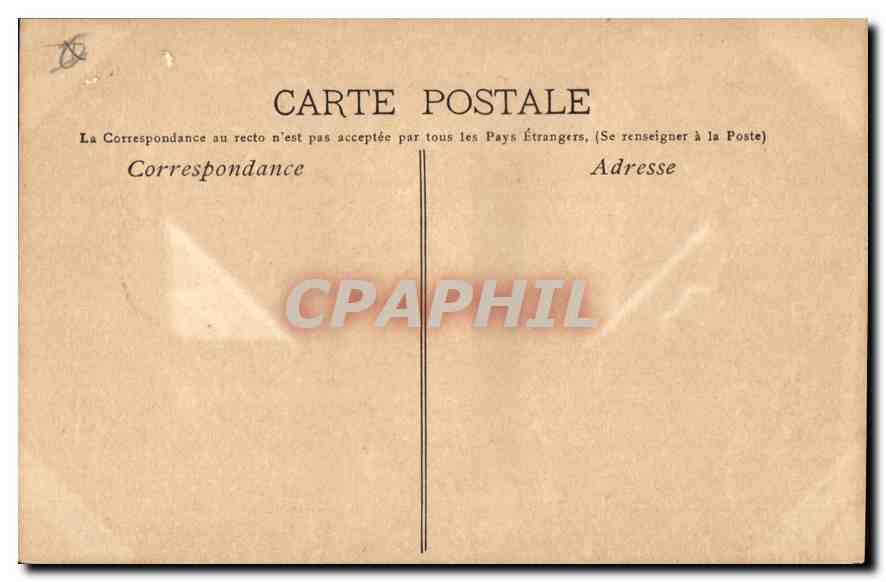 CPA Marseille L'Hotel de Ville  — Rückseite