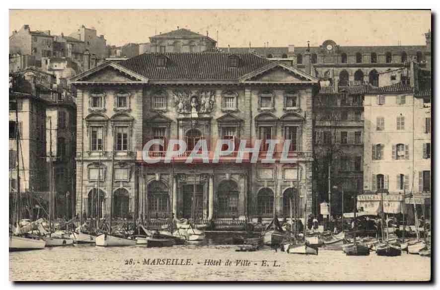CPA Marseille Hotel de Ville 