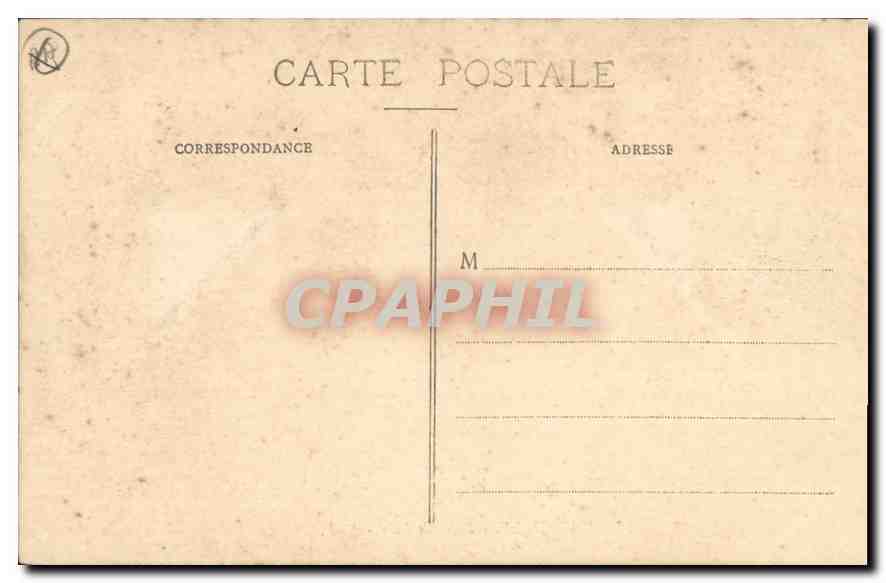 CPA Marseille Hotel de Ville  — Verso