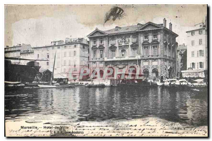 CPA Marseille Hotel de Ville 