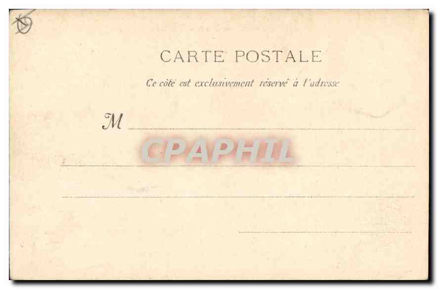 CPA Marseille La Mairie  — Rückseite