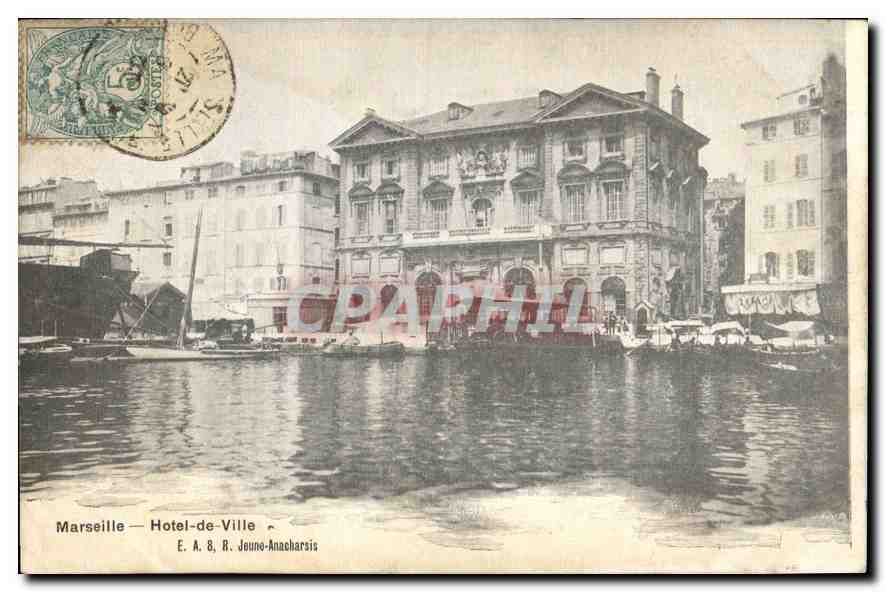 CPA Marseille Hotel de Ville 
