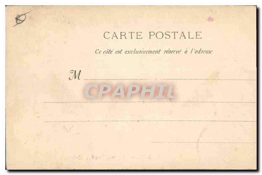 CPA Marseille La Mairie  — Verso
