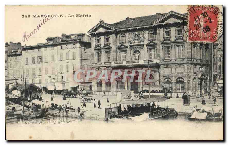 CPA Marseille La Mairie 