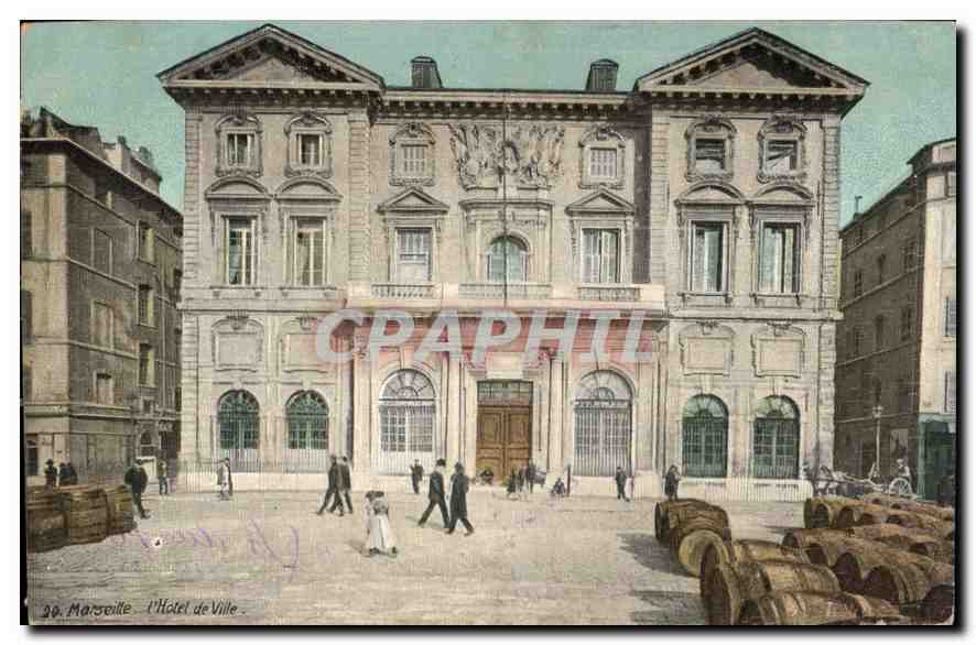 CPA Marseille L'Hotel de Ville 