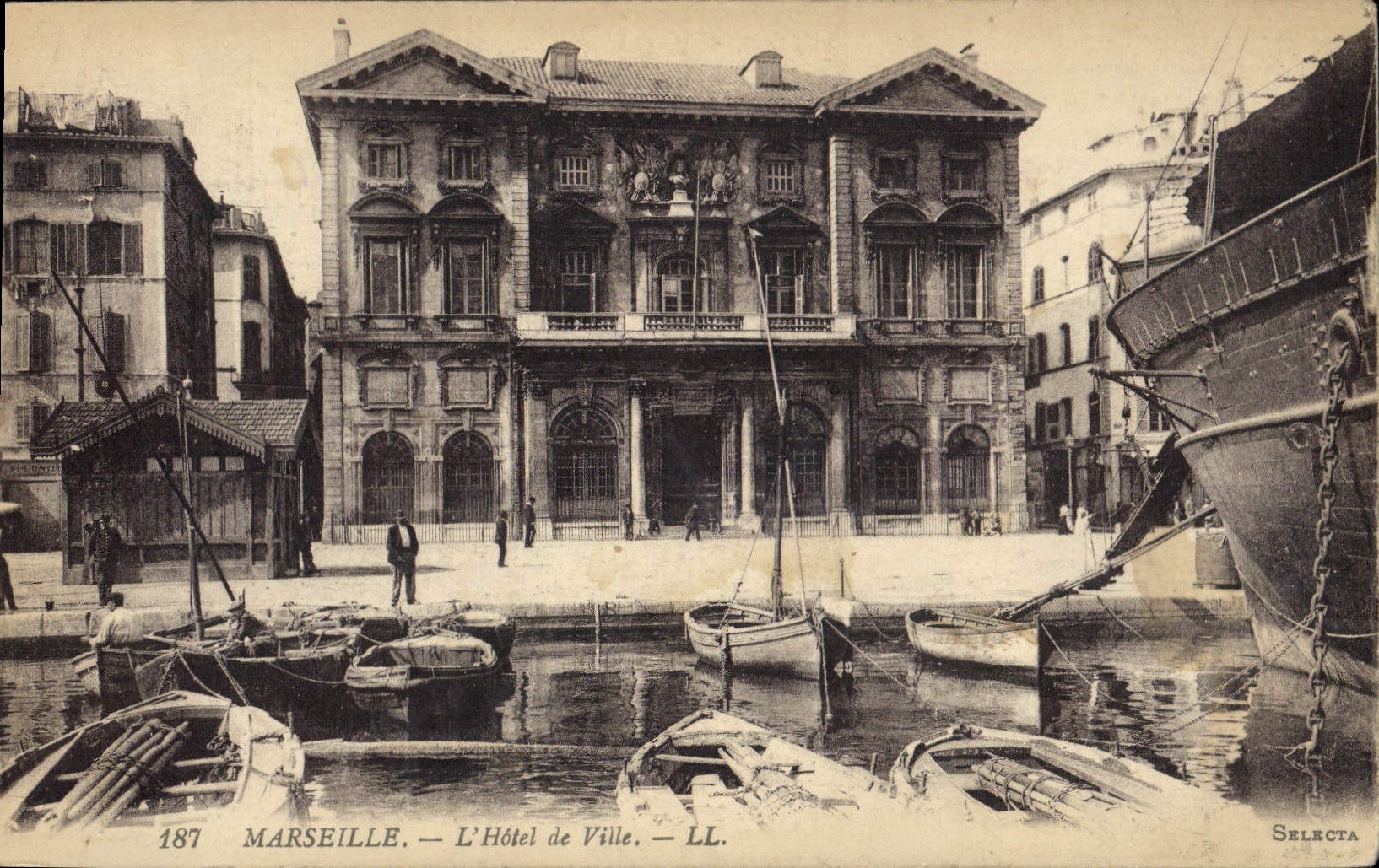 CPA Marseille L'Hotel de Ville 