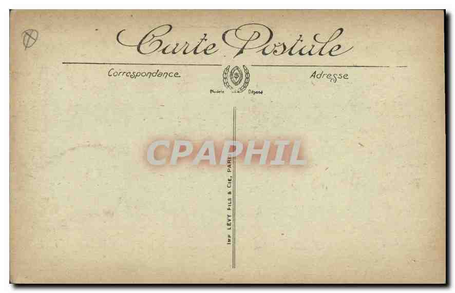 CPA Marseille L'Hotel de Ville  — Rückseite
