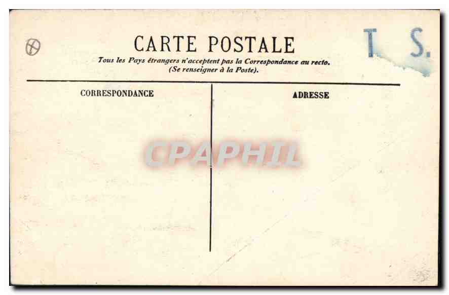 CPA Marseille Hotel de Ville  — Rückseite
