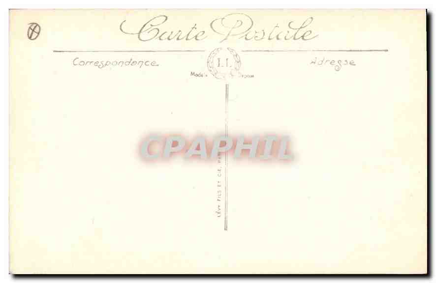 CPA Marseille La Mairie  — Verso