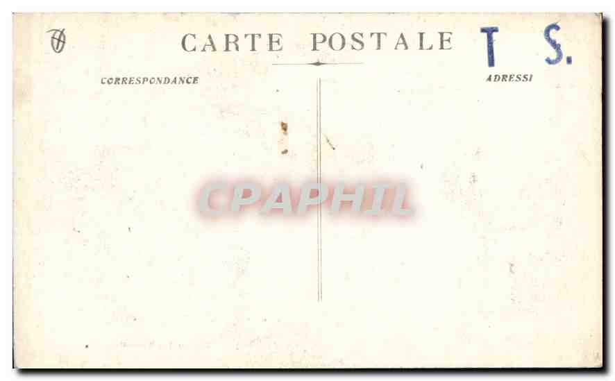 CPA Marseille L'Hotel de Ville  — Verso