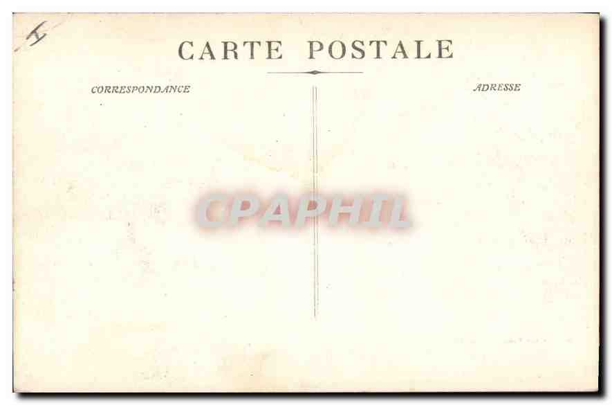 CPA Marseille L'Hotel de Ville  — Verso