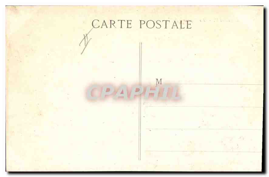 CPA Marseille La Mairie  — Verso