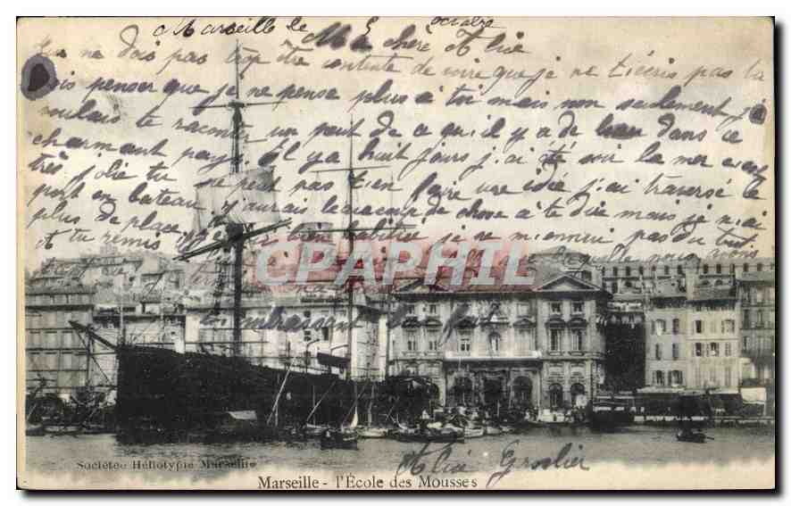 CPA Marseille l'Ecole des Mousses 