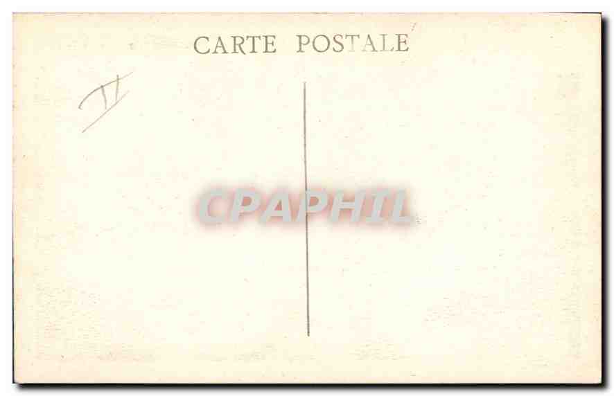 CPA Marseille La Mairie  — Verso