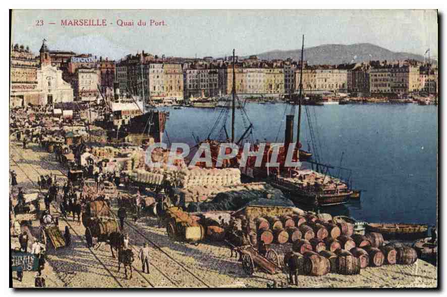 CPA Marseille Quai du Port 