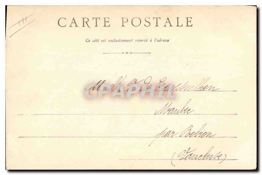 CPA Marseille le Port  — Verso