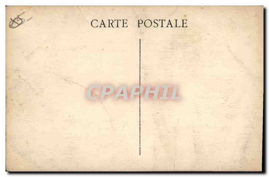 CPA Marseille La Mairie  — Verso