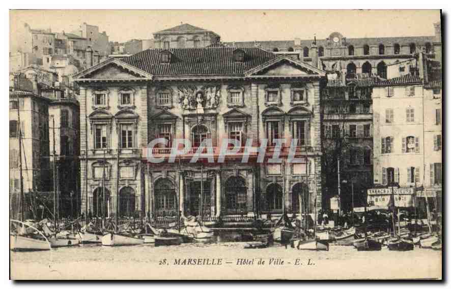 CPA Marseille Hotel de Ville 