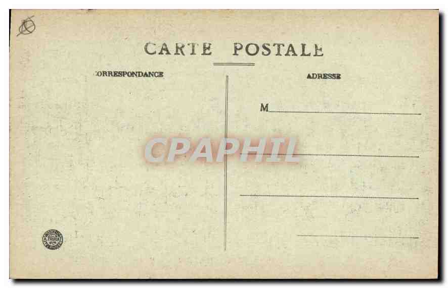 CPA Marseille Hotel de Ville  — Rückseite