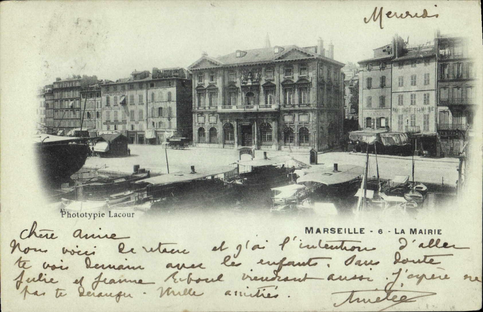 CPA Marseille la Mairie 