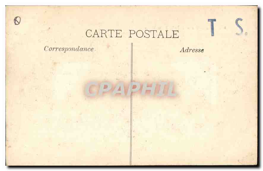 CPA Marseille Hotel de Ville  — Verso