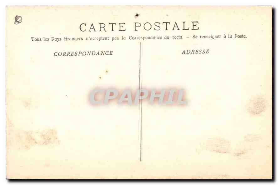 CPA Marseille la Mairie  — Verso