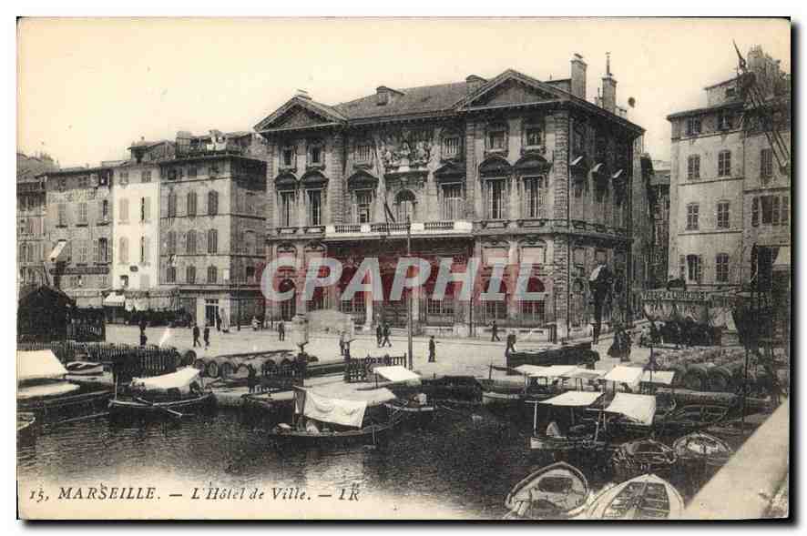 CPA Marseille l'hotel de Ville 