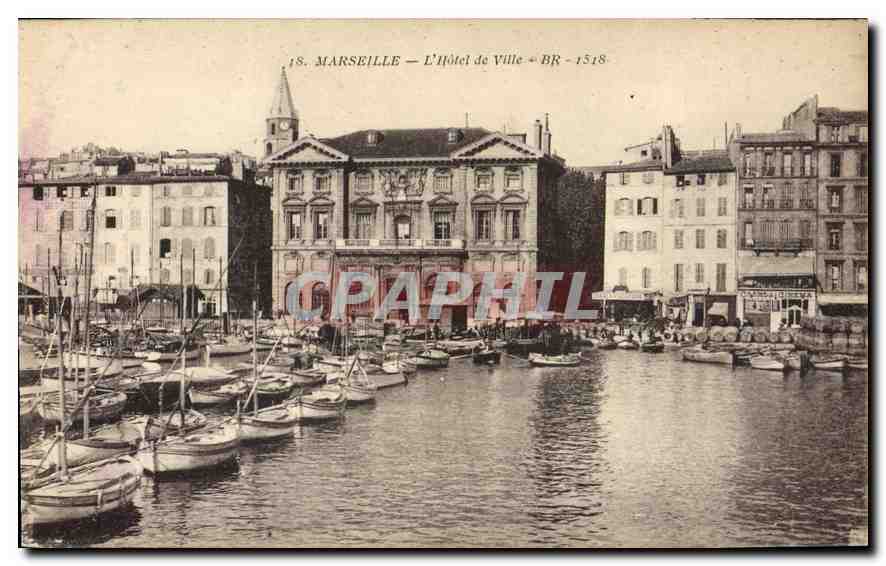 Marseille — L'Hôtel de Ville — BR - 1518