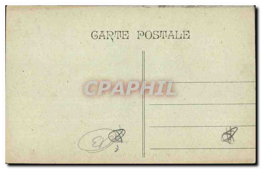 CPA Marseille la Mairie  — Verso