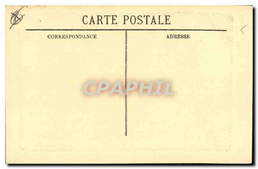 CPA Marseille l'hotel de Ville  — Verso