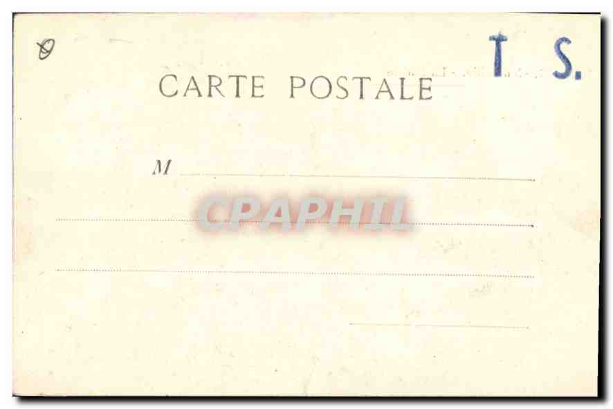 CPA Marseille la Mairie  — Verso