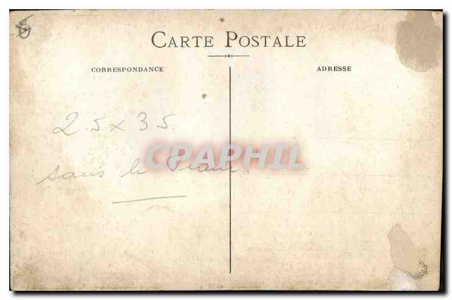 CPA Marseille la Mairie  — Verso