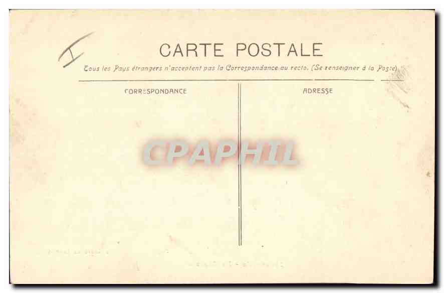 CPA Marseille la Mairie  — Verso