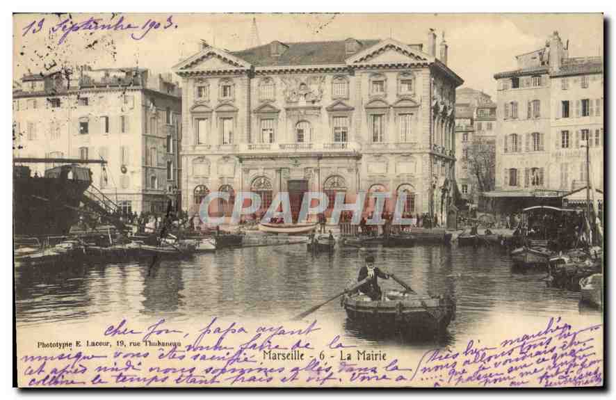 CPA Marseille la Mairie 