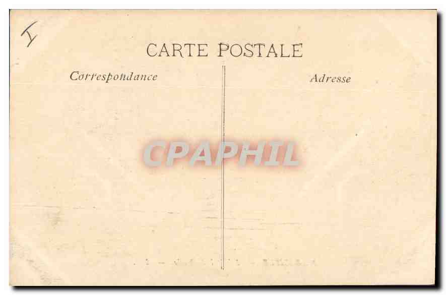 CPA Marseille l'hotel de Ville  — Verso